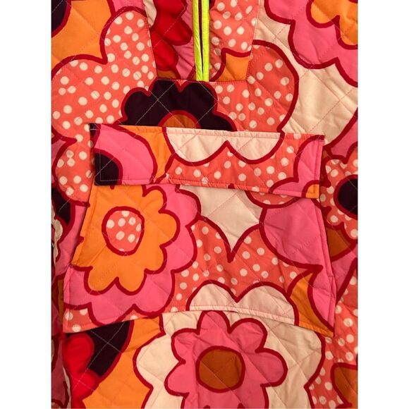 CeliaB Dunsinane Cape Quilted Hooded Oversized Floral Print Multicolor Women's S - Picture 9 of 13